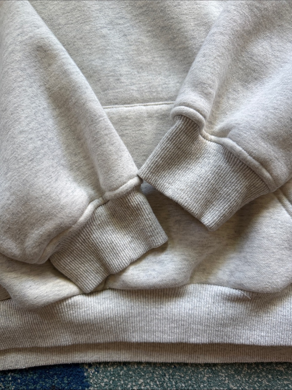 Altar'd State Light Gray Star Embroidered Hoodie - Picture 6 of 10